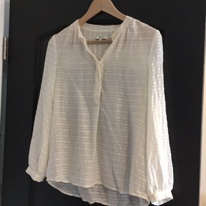 100% Madewell silk blouse EUC